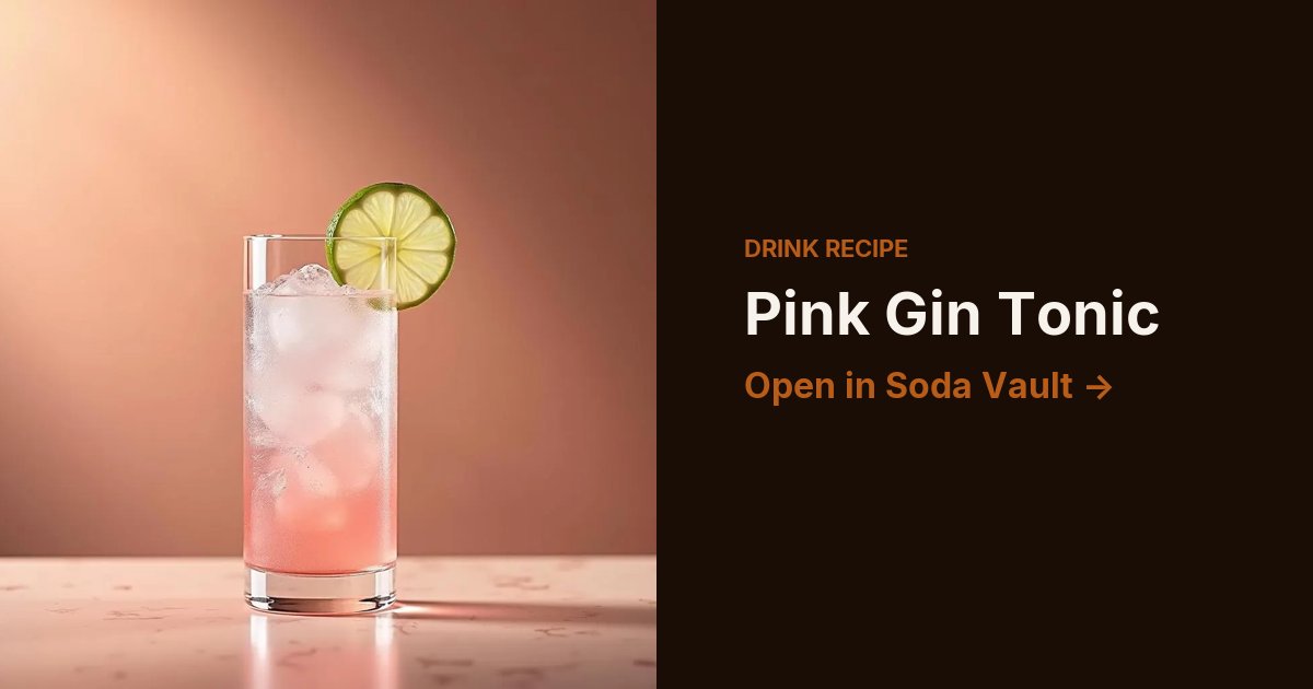 Pink Gin Tonic