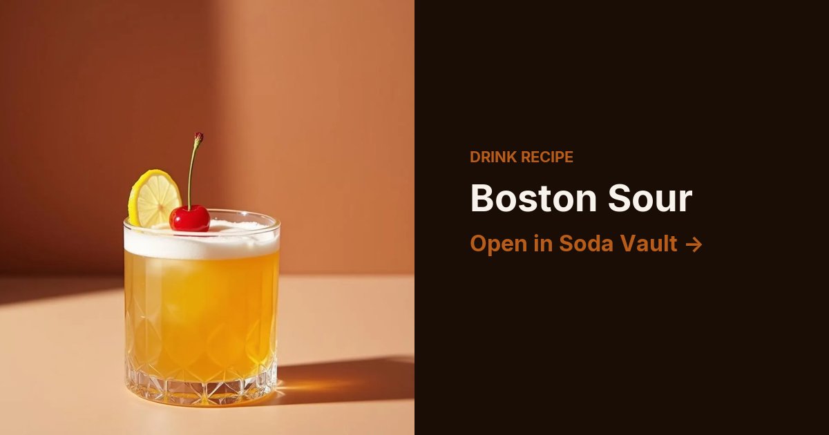Boston Sour