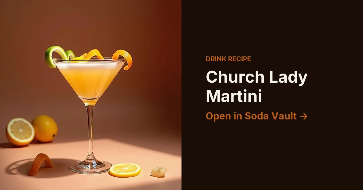 Church Lady Martini