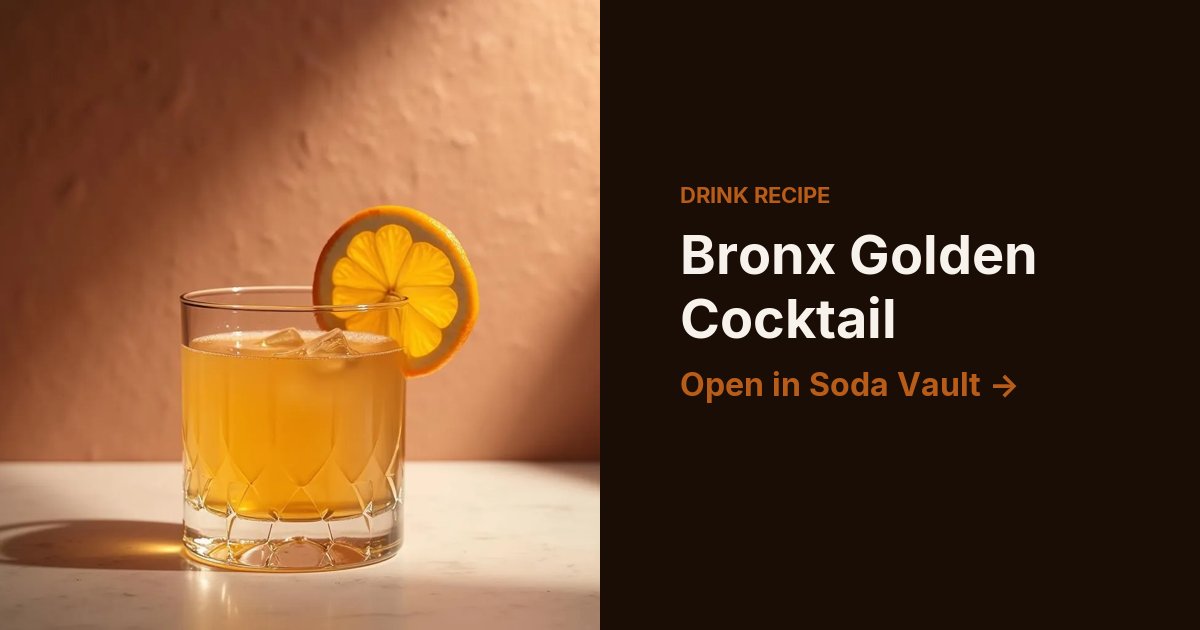 Bronx Golden Cocktail