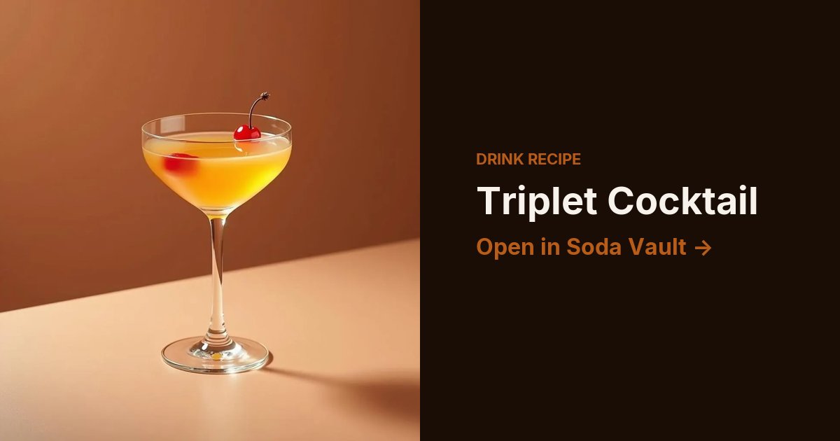 Triplet Cocktail