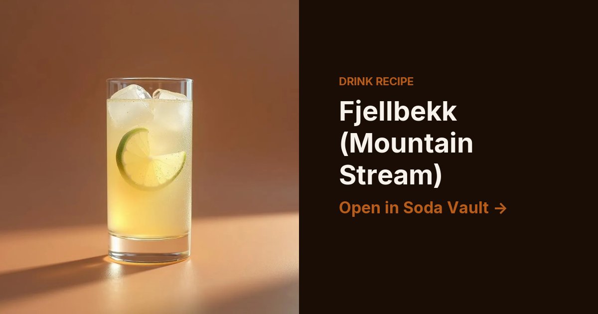Fjellbekk (Mountain Stream)