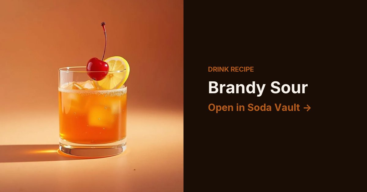 Brandy Sour