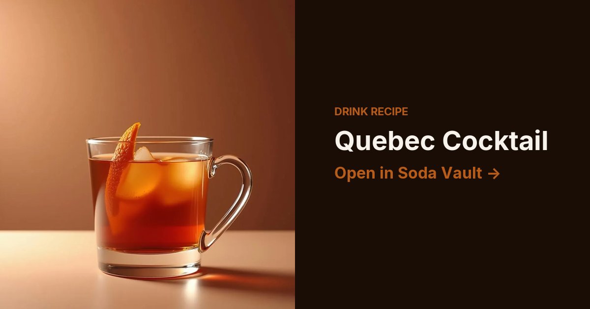 Quebec Cocktail
