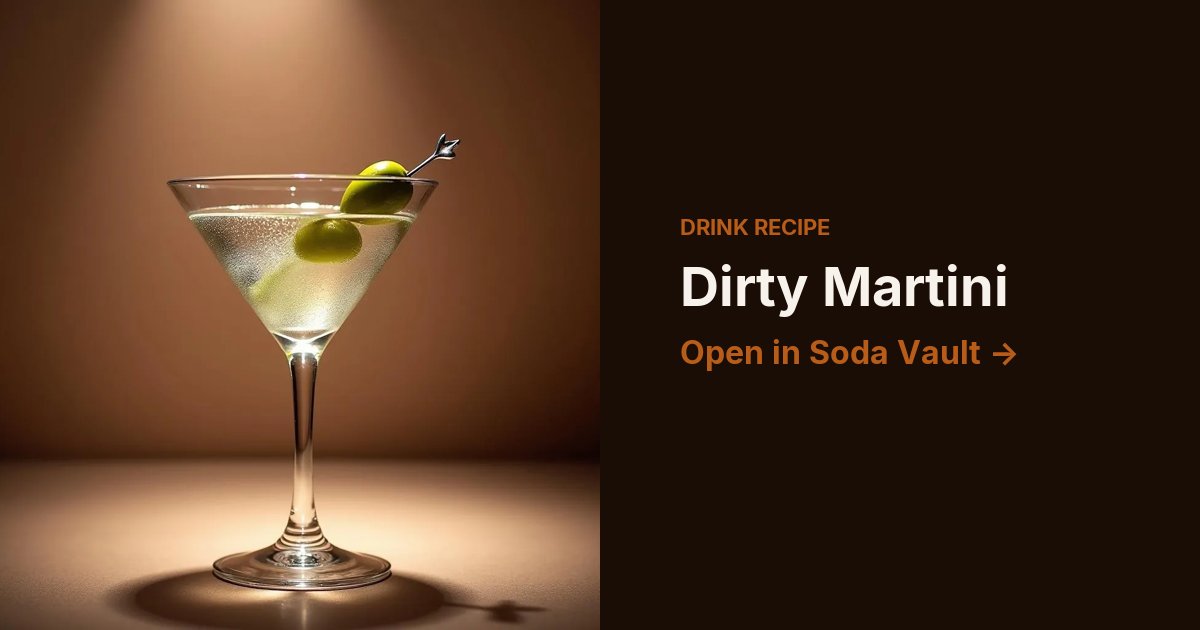 Dirty Martini