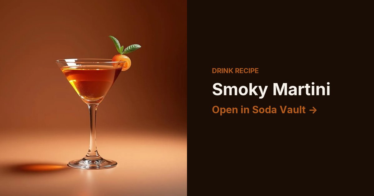 Smoky Martini
