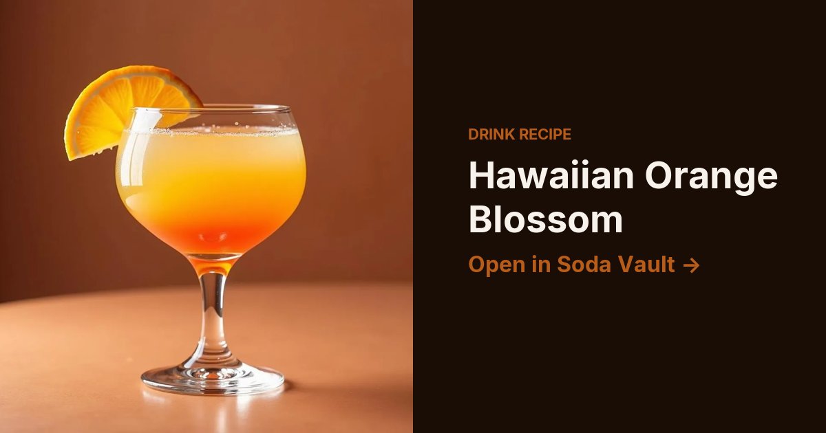 Hawaiian Orange Blossom