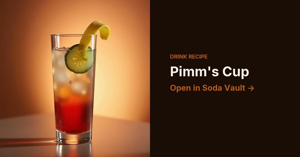 Pimm's Cup