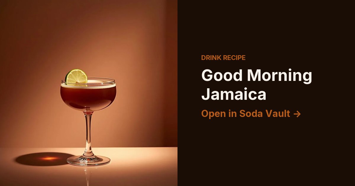 Good Morning Jamaica