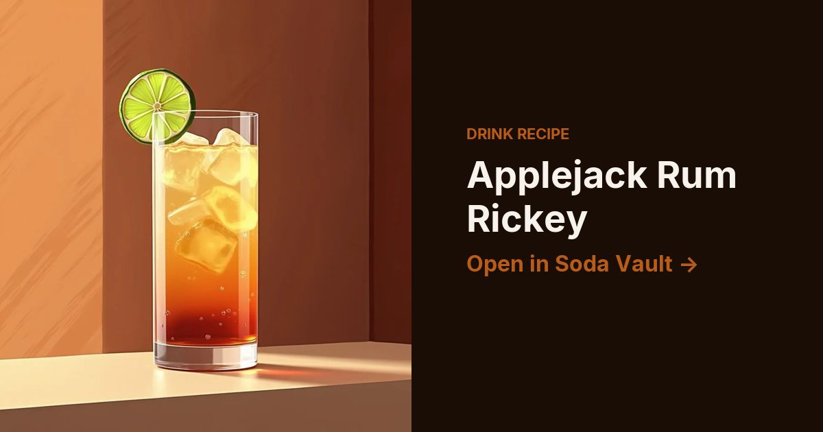 Applejack Rum Rickey