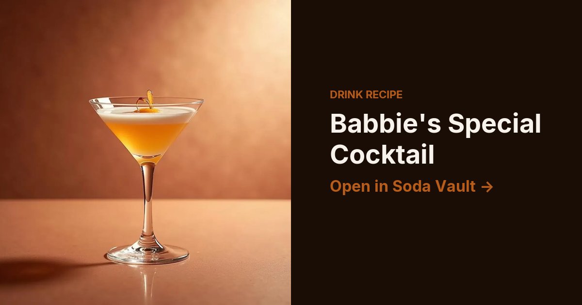 Babbie's Special Cocktail