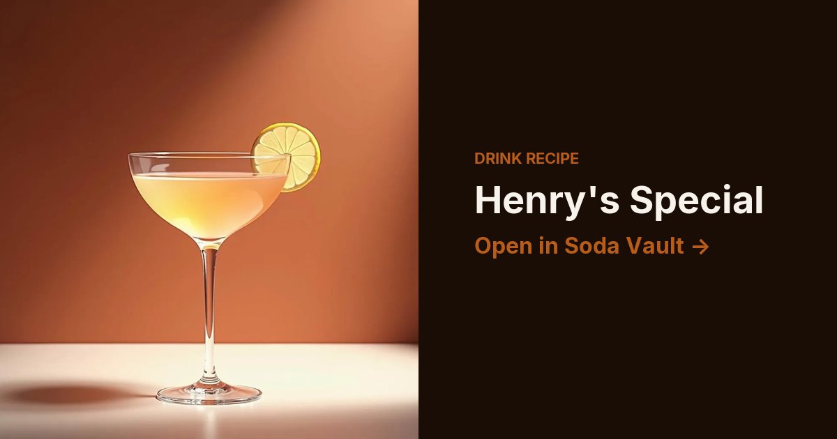 Henry's Special