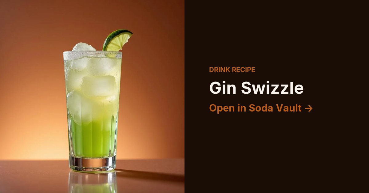 Gin Swizzle