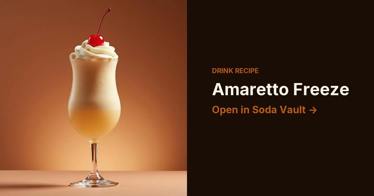 Amaretto Freeze