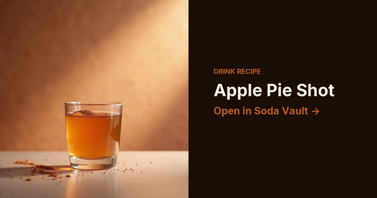 Apple Pie Shot