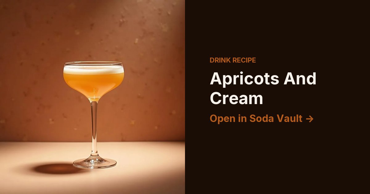 Apricots And Cream