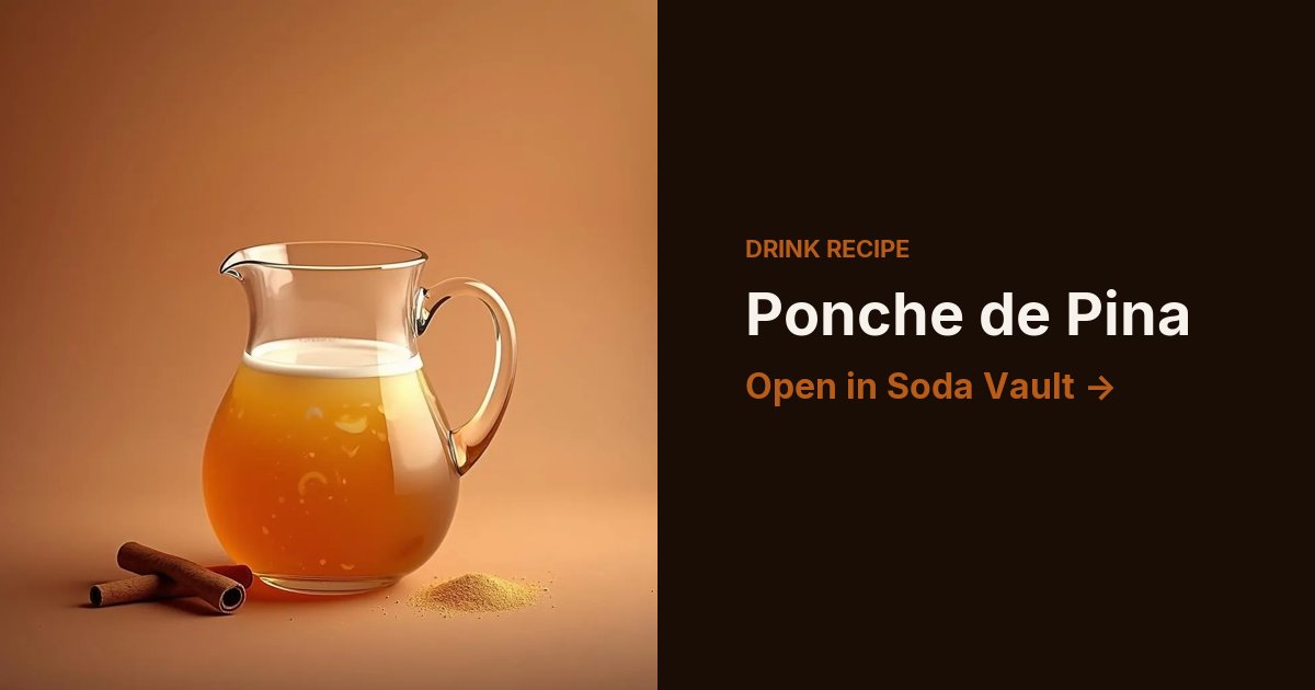 Ponche de Pina