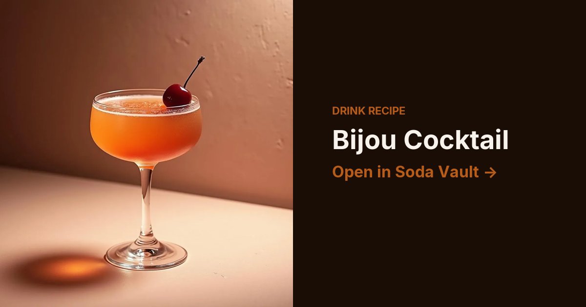 Bijou Cocktail