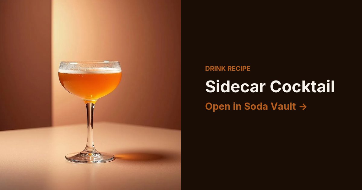 Sidecar Cocktail