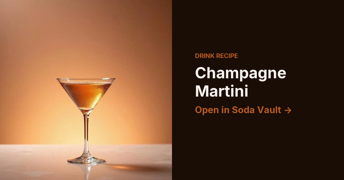 Champagne Martini