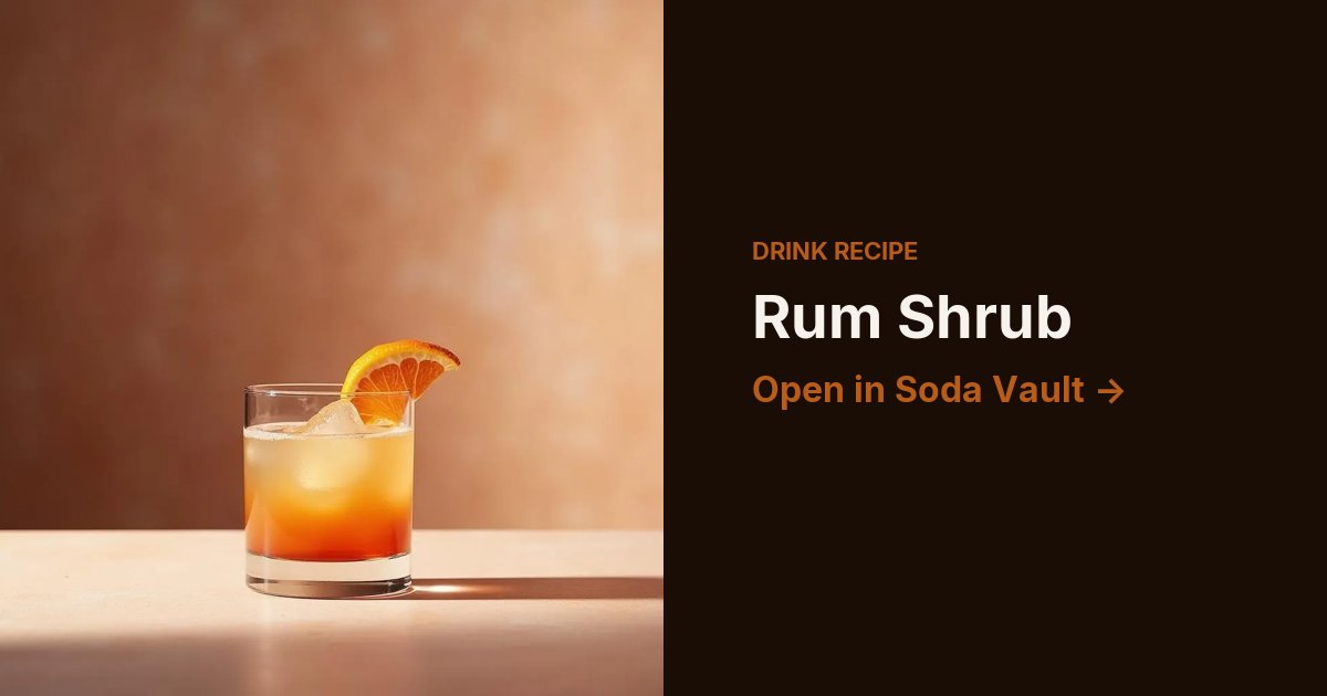 Rum Shrub