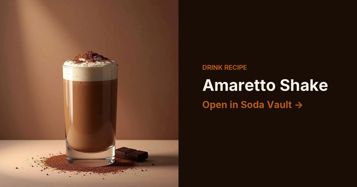 Amaretto Shake