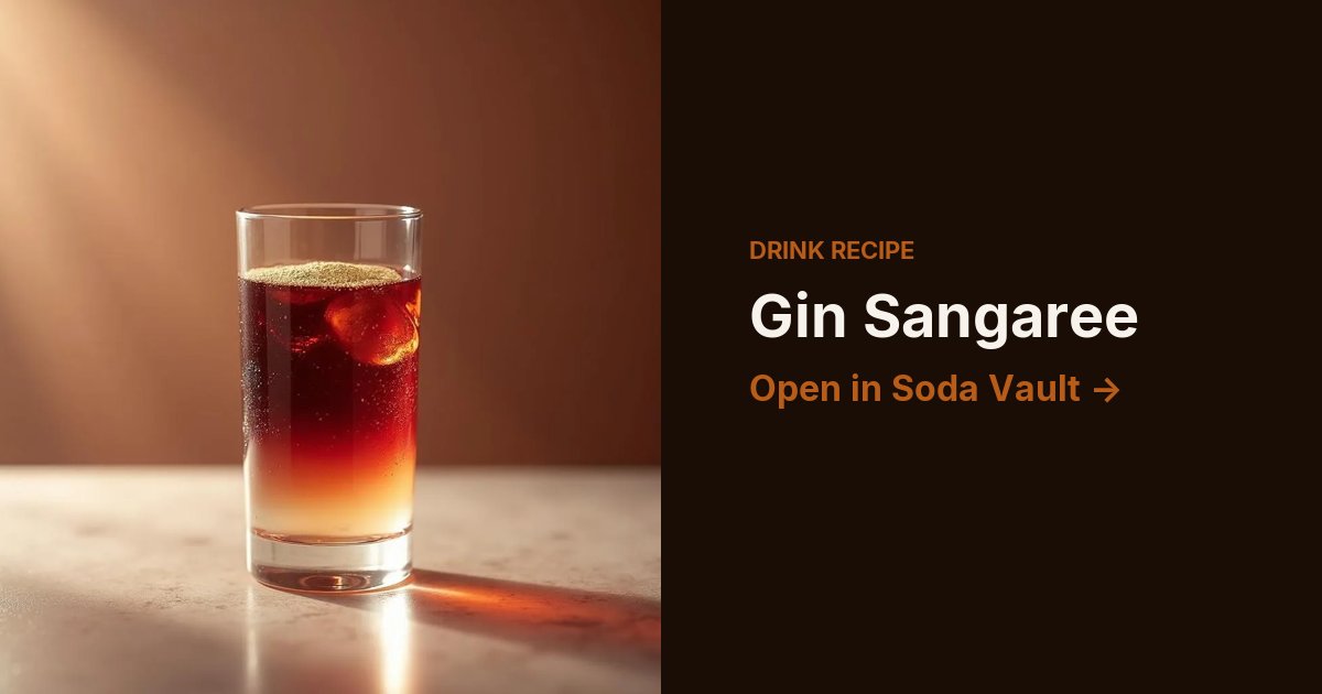 Gin Sangaree