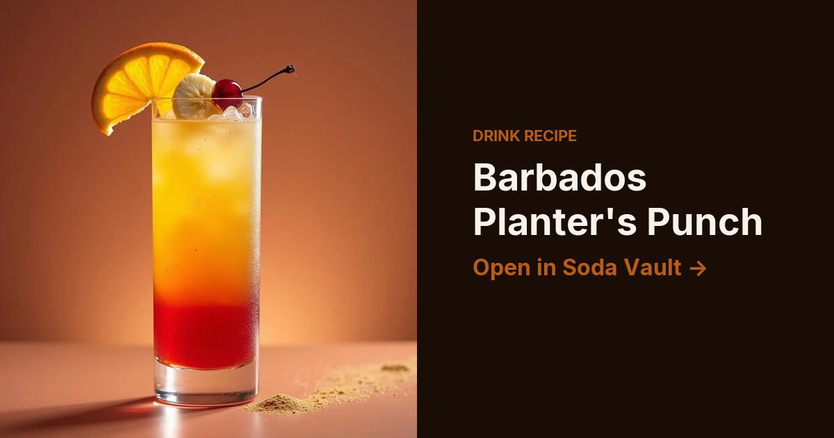 Barbados Planter's Punch