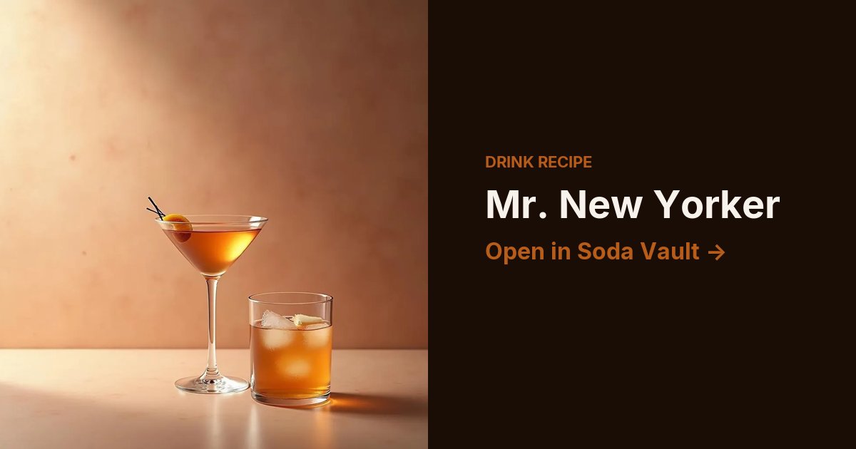 Mr. New Yorker