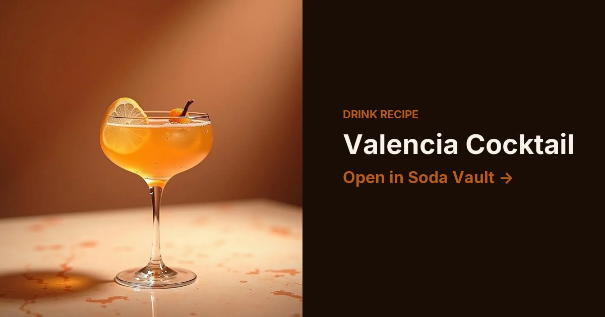 Valencia Cocktail