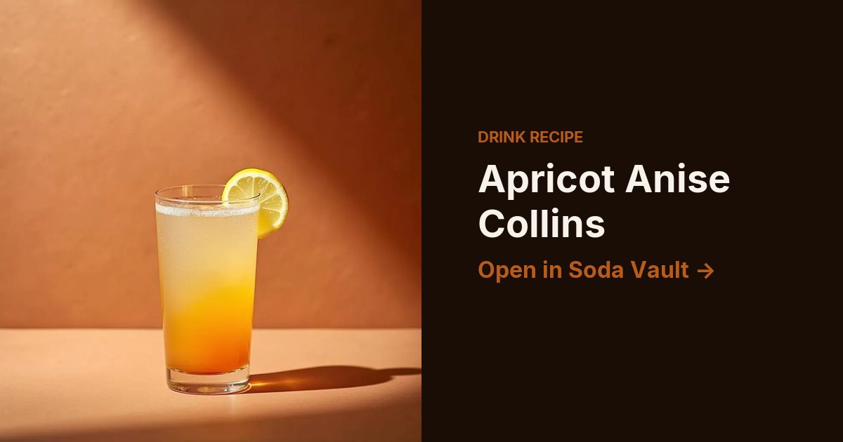 Apricot Anise Collins