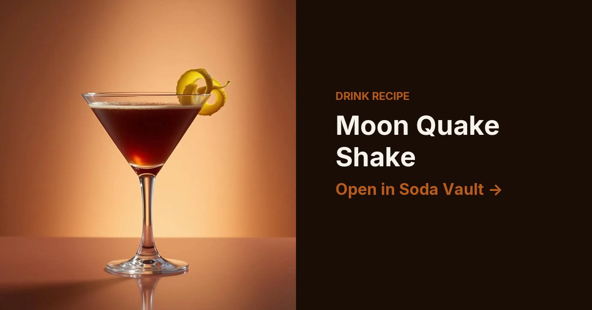 Moon Quake Shake