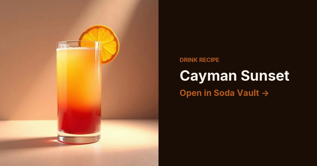 Cayman Sunset