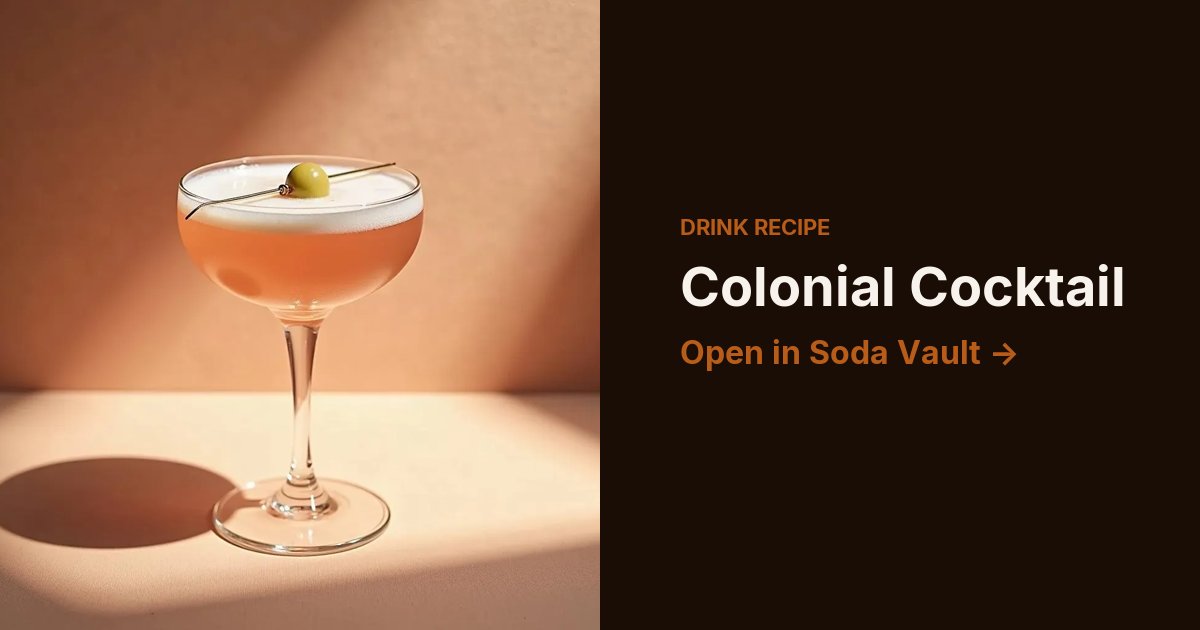 Colonial Cocktail