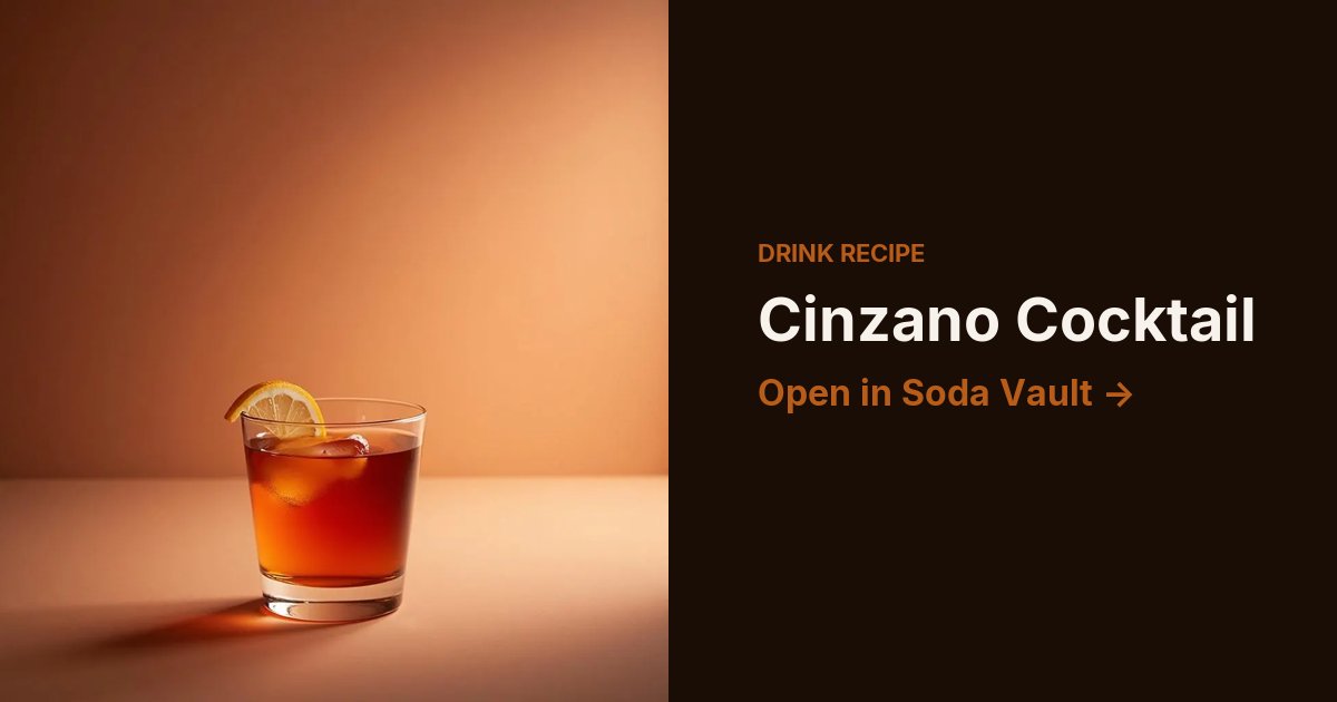 Cinzano Cocktail