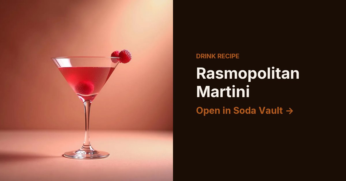Rasmopolitan Martini