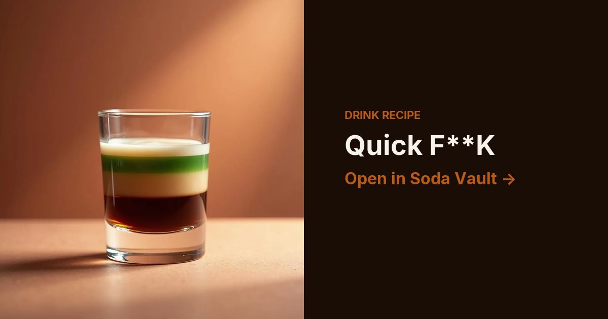 Quick F**K