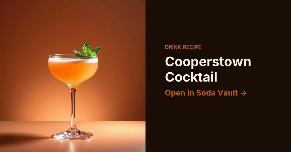 Cooperstown Cocktail