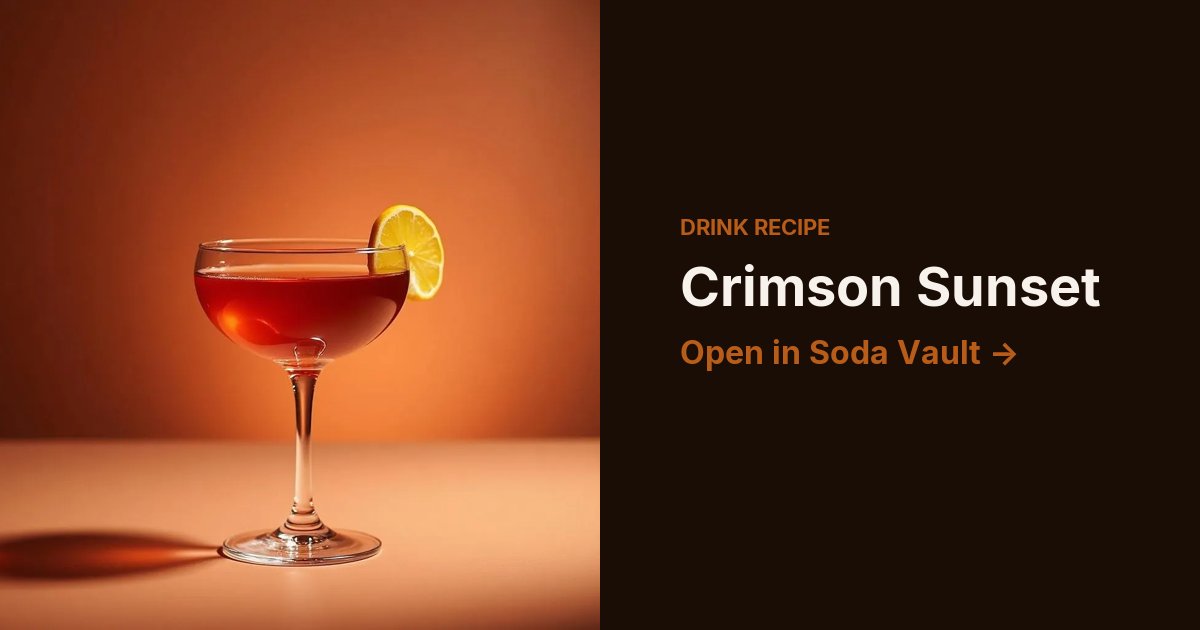 Crimson Sunset