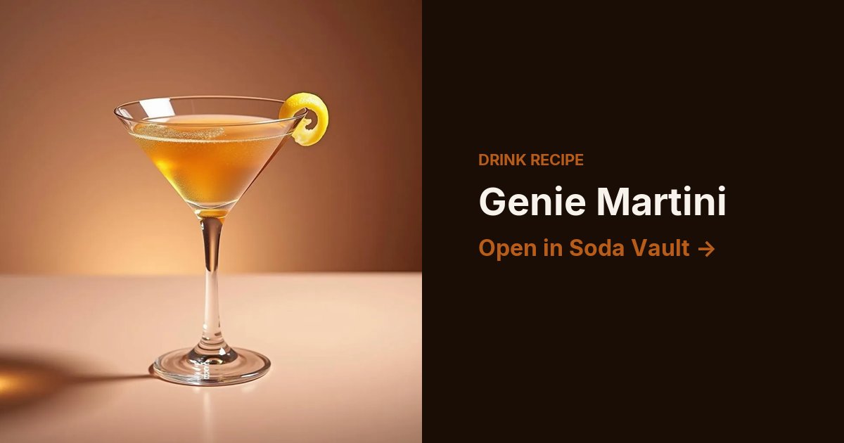 Genie Martini