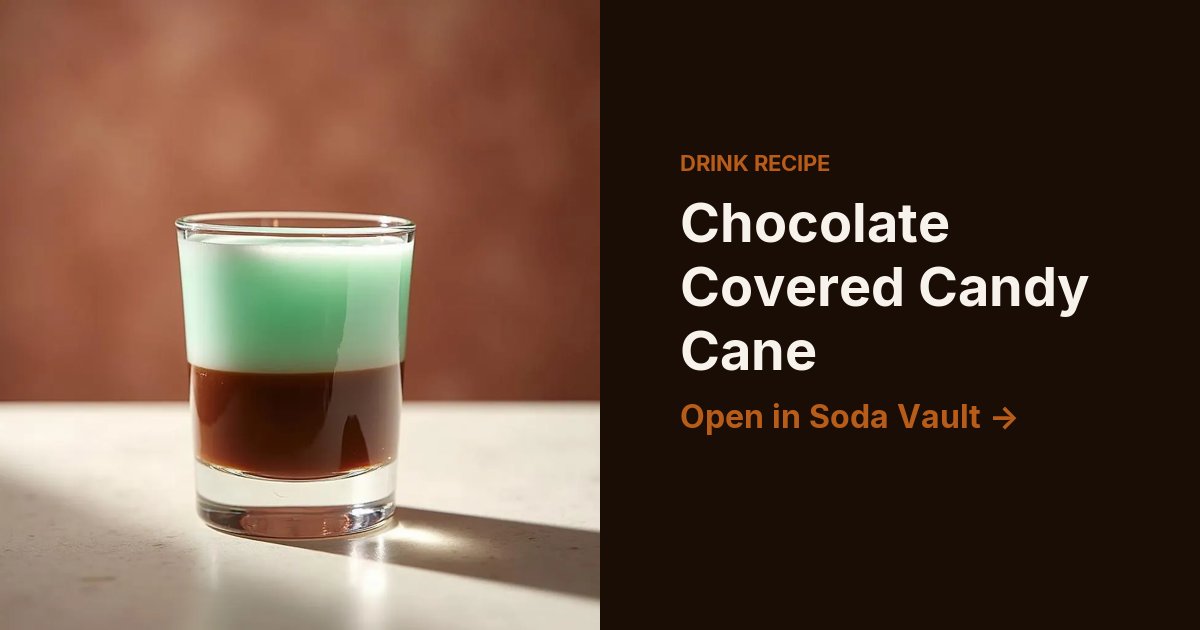 Chocolate Covered Candy Cane