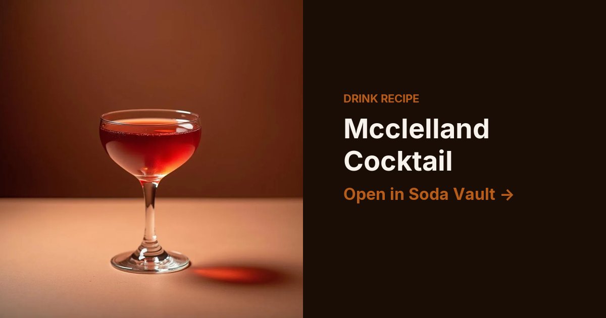 Mcclelland Cocktail