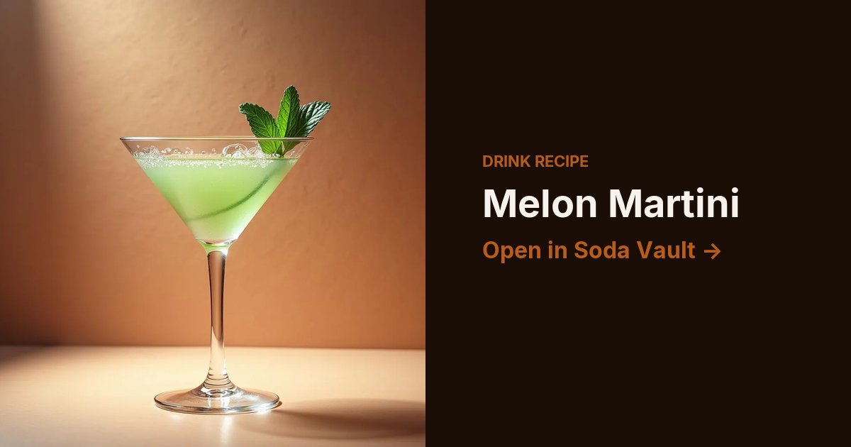 Melon Martini