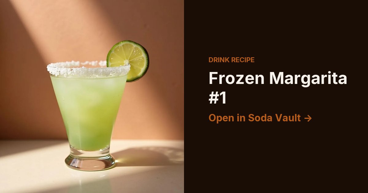 Frozen Margarita #1