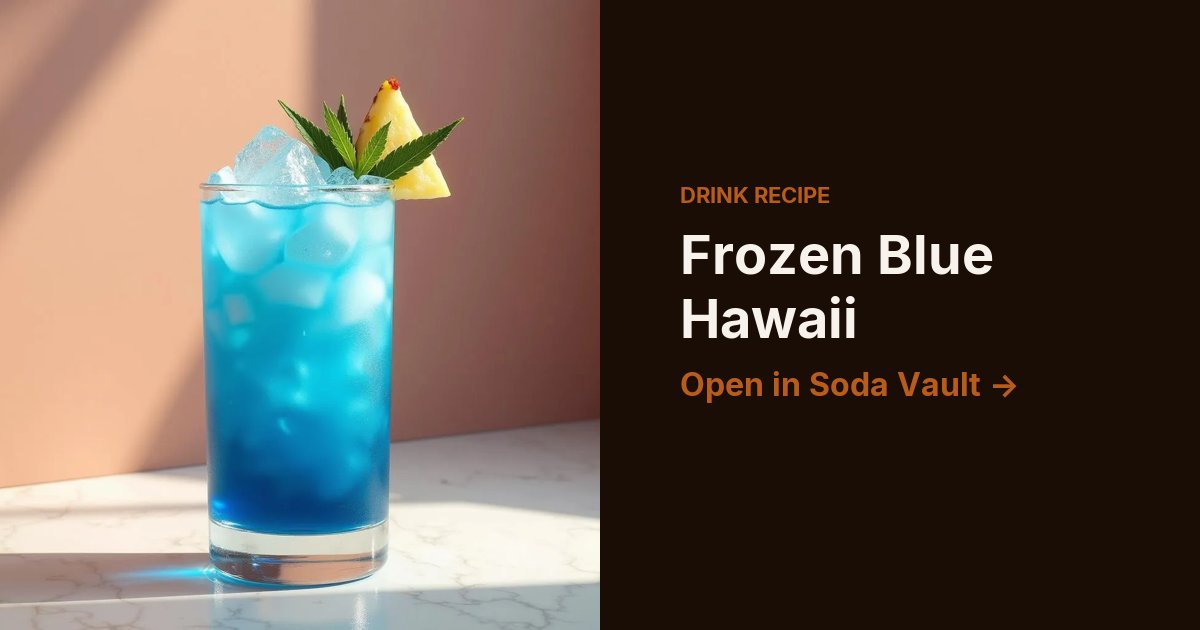 Frozen Blue Hawaii