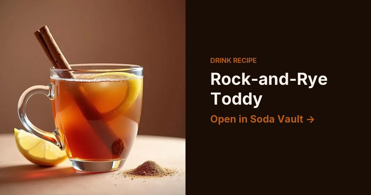 Rock-and-Rye Toddy