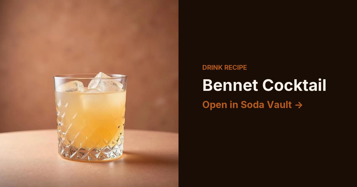 Bennet Cocktail
