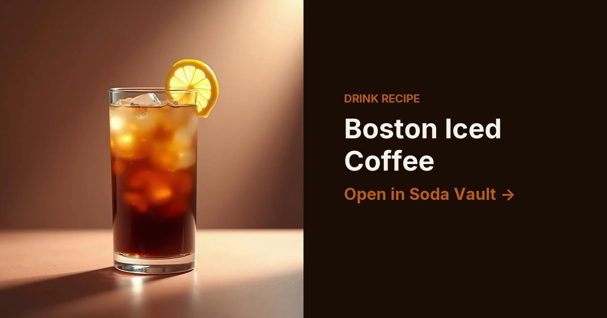 Boston Iced Coffee