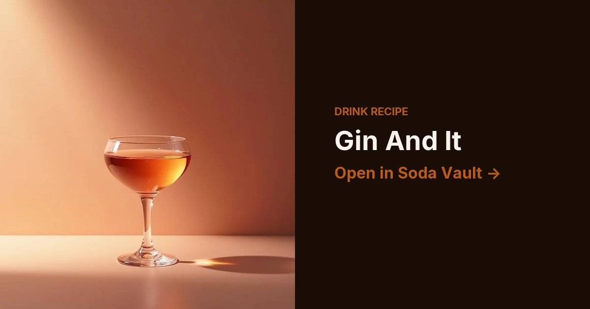 Gin And It