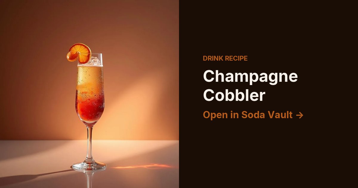 Champagne Cobbler